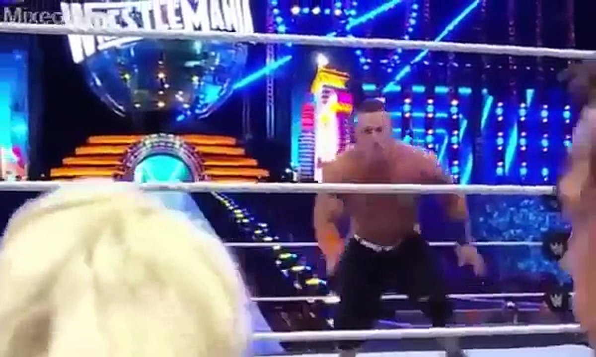 John Cena & Nikki Bella vs The Miz & Maryse Full Match - WWE Wrestlemania Full Show 2017 - YouTube