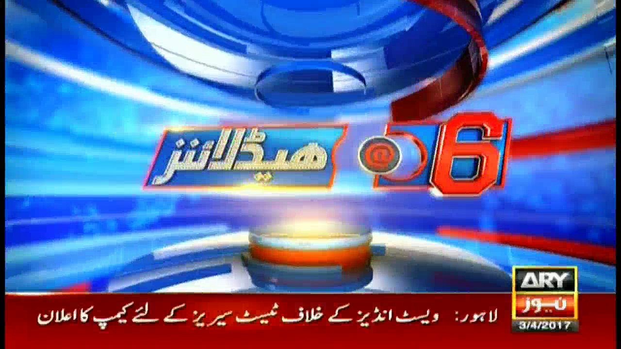 Headlines 1800 3rd April 2017
