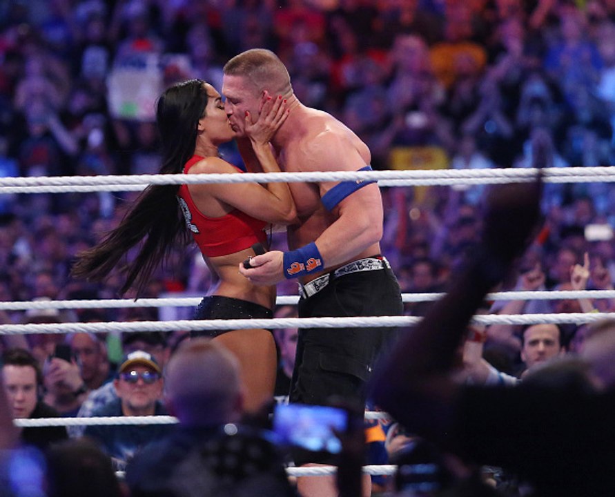 John Cena proposes to Nikki Bella at WrestleMania 33