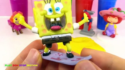 Learn Colors Mickey Mouse SpongeBob Slime Toy dsaSurprisesFinger Family Song Nursery Rhyme