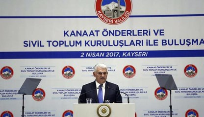 BAŞBAKAN YILDIRIM,  “CHP, HDP’NİN GÖLGESİNE GİRMİŞ”