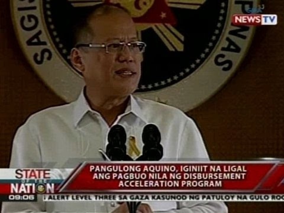 SONA: PNoy, iginiit na ligal ang pagbuo nila ng DAP