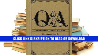 Online E-Book Q A a Day: 5-Year Journal By Potter Style