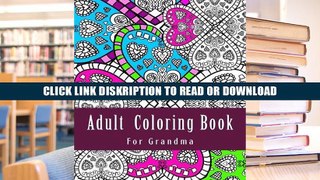 Audiobook Adult Coloring Book For Grandma By Adult Coloring