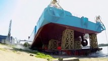 24 Most Insanely Satisfying Ship Launching Ever Recorded - dailymotion