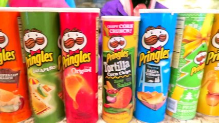 Spiderman vs Frozen vs Joker - Pringles Challenge! w_ Joker Girl - Funny Superhereos-Dygbh_al4Ak