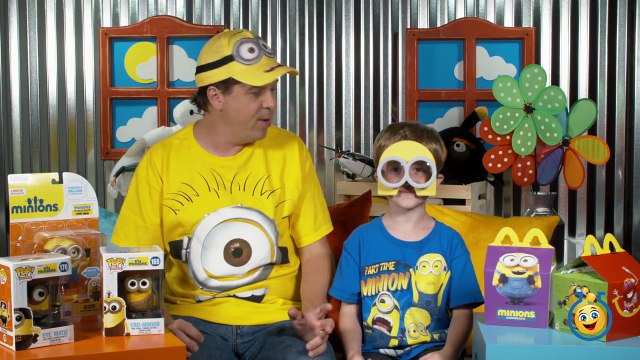 Minions Happy Meal Surprise Toys from McDonald's, Deluxe Figure Bob and Pirate & Caveman Funko Pops-HT_eMm_Dl1I