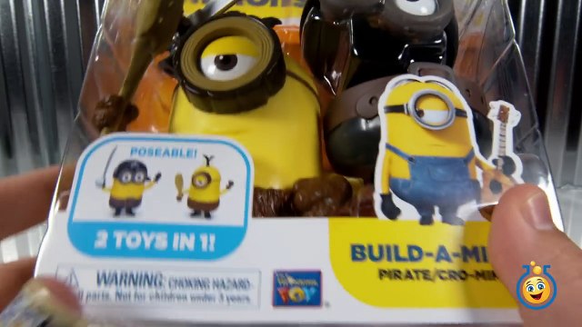 Minions Toys 2015 Build-A-Minion Pirate_Cro-Minion & FUNKO POP King Bob & Bored Silly Kevin-KnfXCpredtg