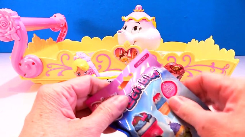 Beauty and the Beast Be Our Guest Game _ Pizza Tea Party Surprise Toys Kids Video-m_ud21kpZgM