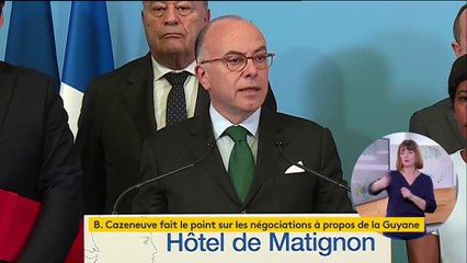 Bernard Cazeneuve rejette la demande "irréaliste" des grévistes guyanais après une réunion interministérielle