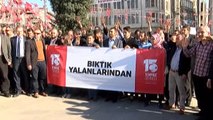 CHP İl Başkanlığı Önünde 'Kontrollü Darbe' Protestosu