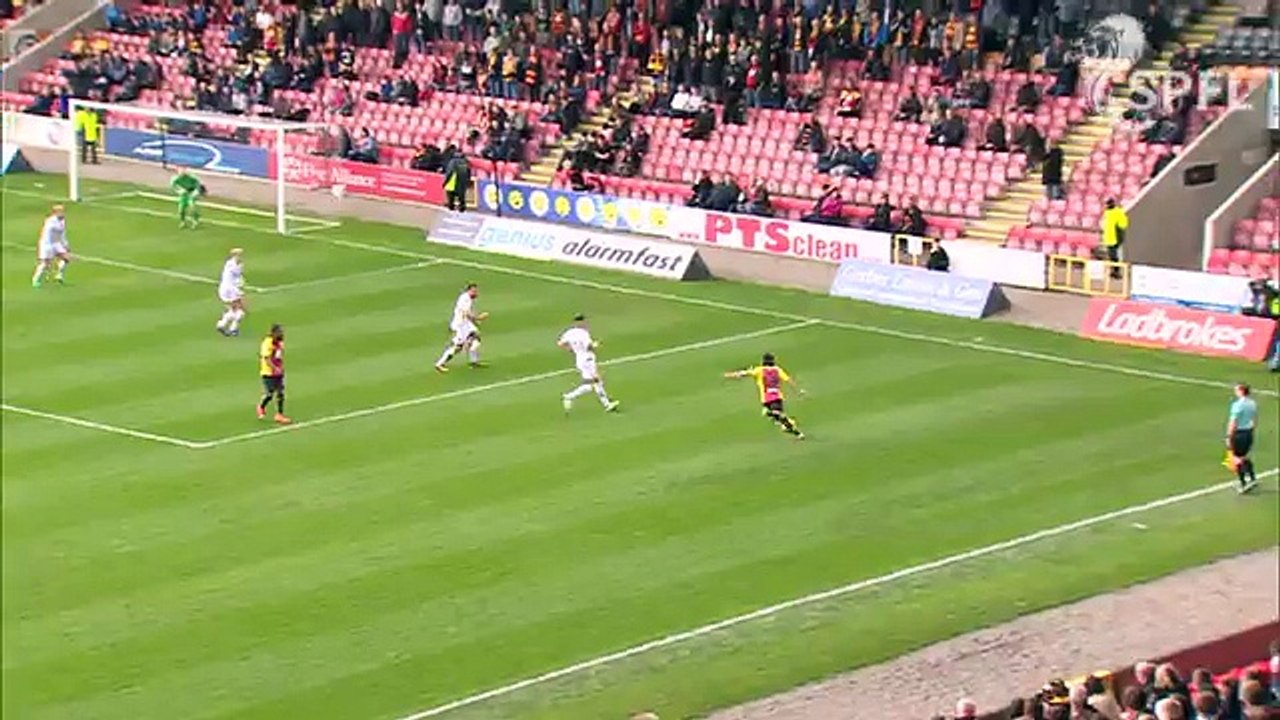 Partick Thistle 2:1 Ross County (Scottish Premier League 1 April 2017)