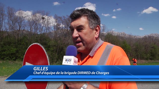 Hautes-Alpes : La N94 recouverte de gravats à la Bâtie-Neuve ce lundi