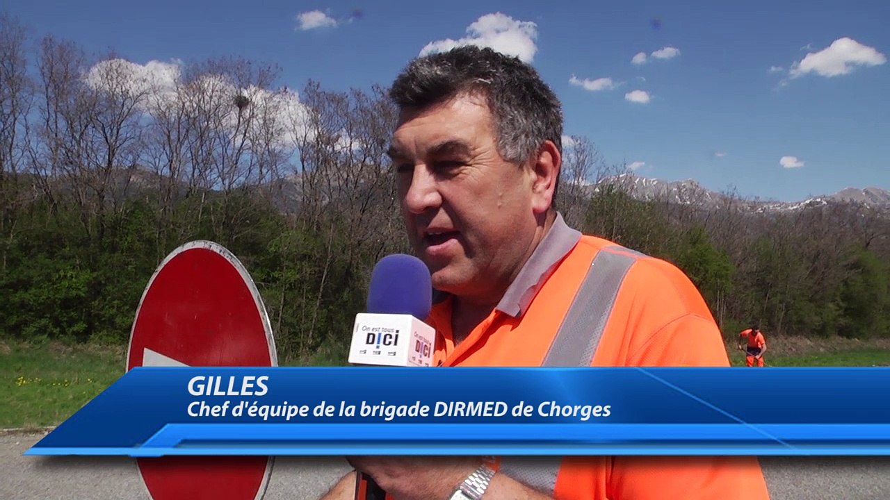 Hautes-Alpes : La N94 recouverte de gravats à la Bâtie-Neuve ce lundi