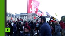 La manifestation contre Marine Le Pen à Bordeaux se termine par des heurts et des interpellations