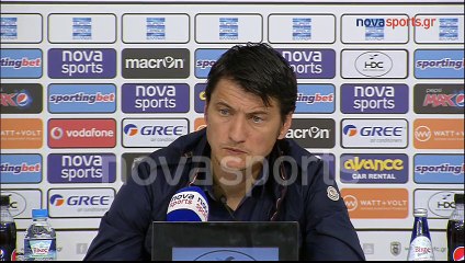 26η ΠΑΟΚ-ΑΕΛ 2-0 2016-17 Συνέντευξη τύπου