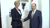 Italya Savunma Bakanı Pinotti, Lübnan'da