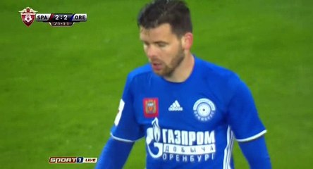 Michal Ďuriš GOAL HD - Spartak Moscow 2-2 Orenburg 03.04.2017