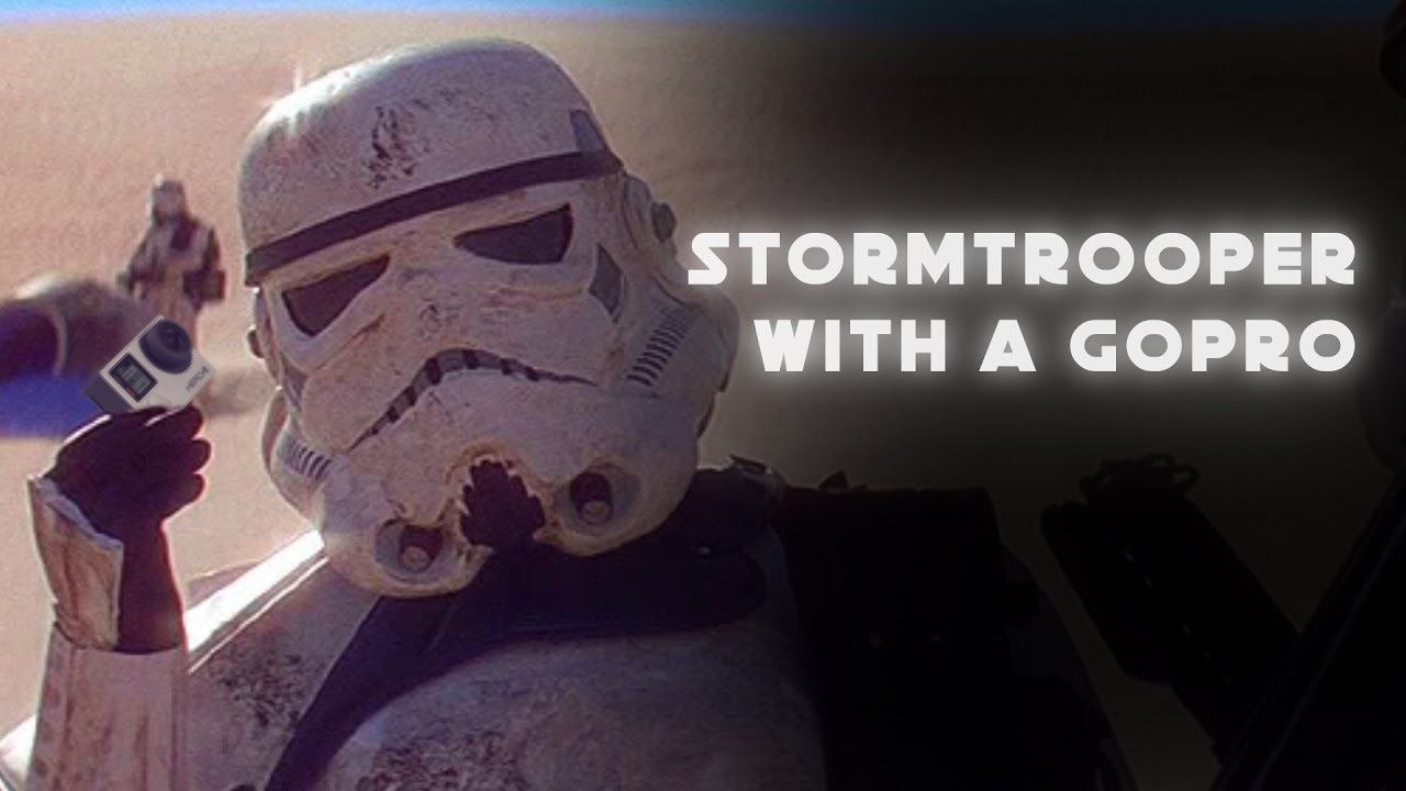 Stormtrooper avec une GoPro
