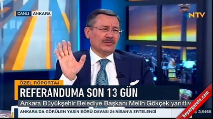 Melih Gökçek: Neymiş denize dökecekmiş, gücün varsa dök