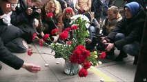 Homenagens às vítimas de explosão em São Petersburgo
