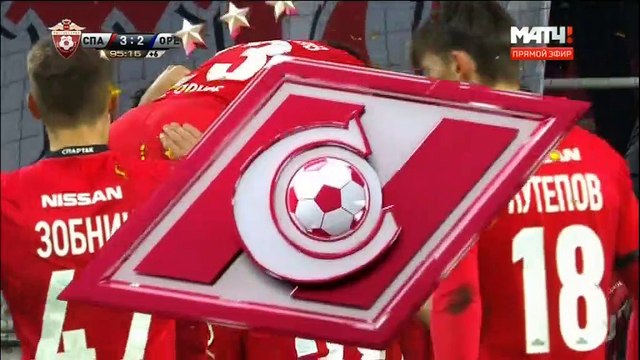3-2 Quincy Promes Goal Russia Premier Liga - 03.04.2017 Spartak Moscow 3-2 FK Orenburg
