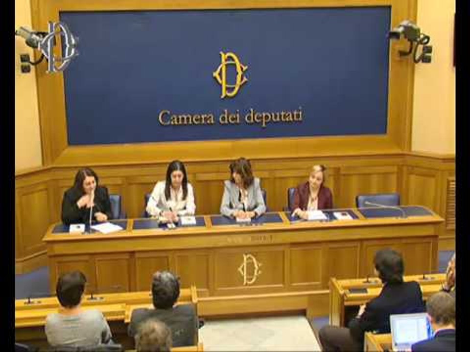 Roma - Conferenza stampa di Elena Centemero (28.03.17)