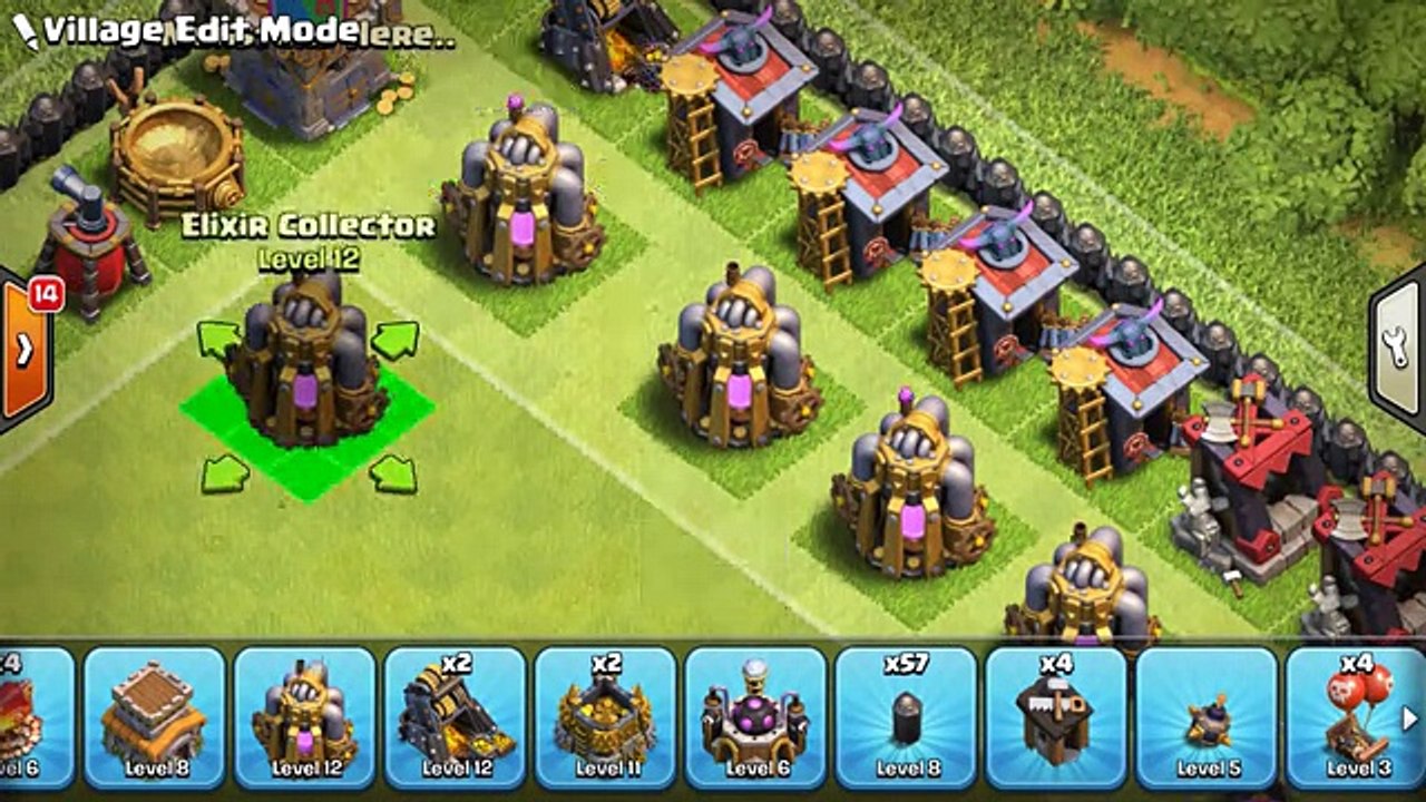 Clash Of Clans Th8 Troll base - 2017 - NEW