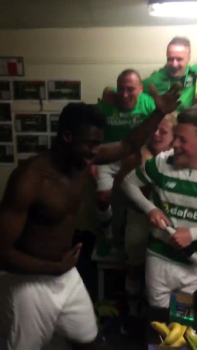 Celtic Glasgow celebration