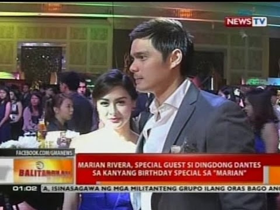 BT: Marian Rivera, special guest si Dingdong Dantes sa kanyang birthday special sa 'Marian'