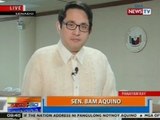 NTG: Panayam kay Sen. Bam Aquino kaugnay sa SONA ni PNoy mamaya