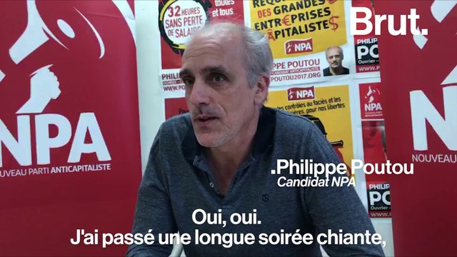 Philippe Poutou a passé une soirée chiante devant le débat