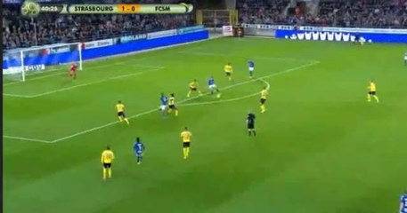 Khalid Boutaib Goal HD - Estrasburgo 2-0 Sochaux 03.04.2017