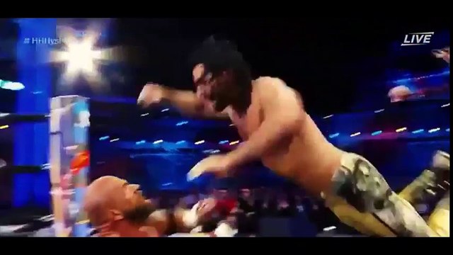 Triple H vs Seth Rollins Highlights - Wrestlemania 33