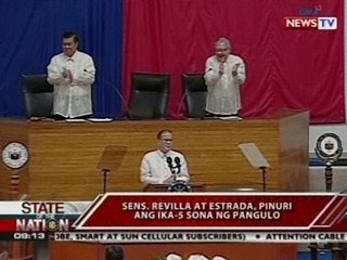 SONA: Sens. Revilla at Estrada, pinuri ang ika-5 SONA ng Pangulo