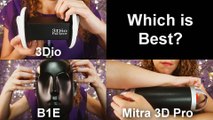 ASMR Tapping Nails– 3D Microphones (3dio vs. Mitra 3d Pro vs. BE-1) No Talking ASMR
