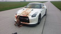 Top of Nissan GT-R  CRASH and FAIL Epic Sounds