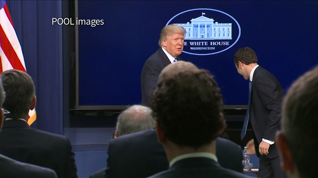 Trump hails trade deficit decrease, but says mo...