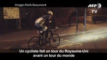 Un cycliste fait un tour du Royaume-Uni avant un tour du monde