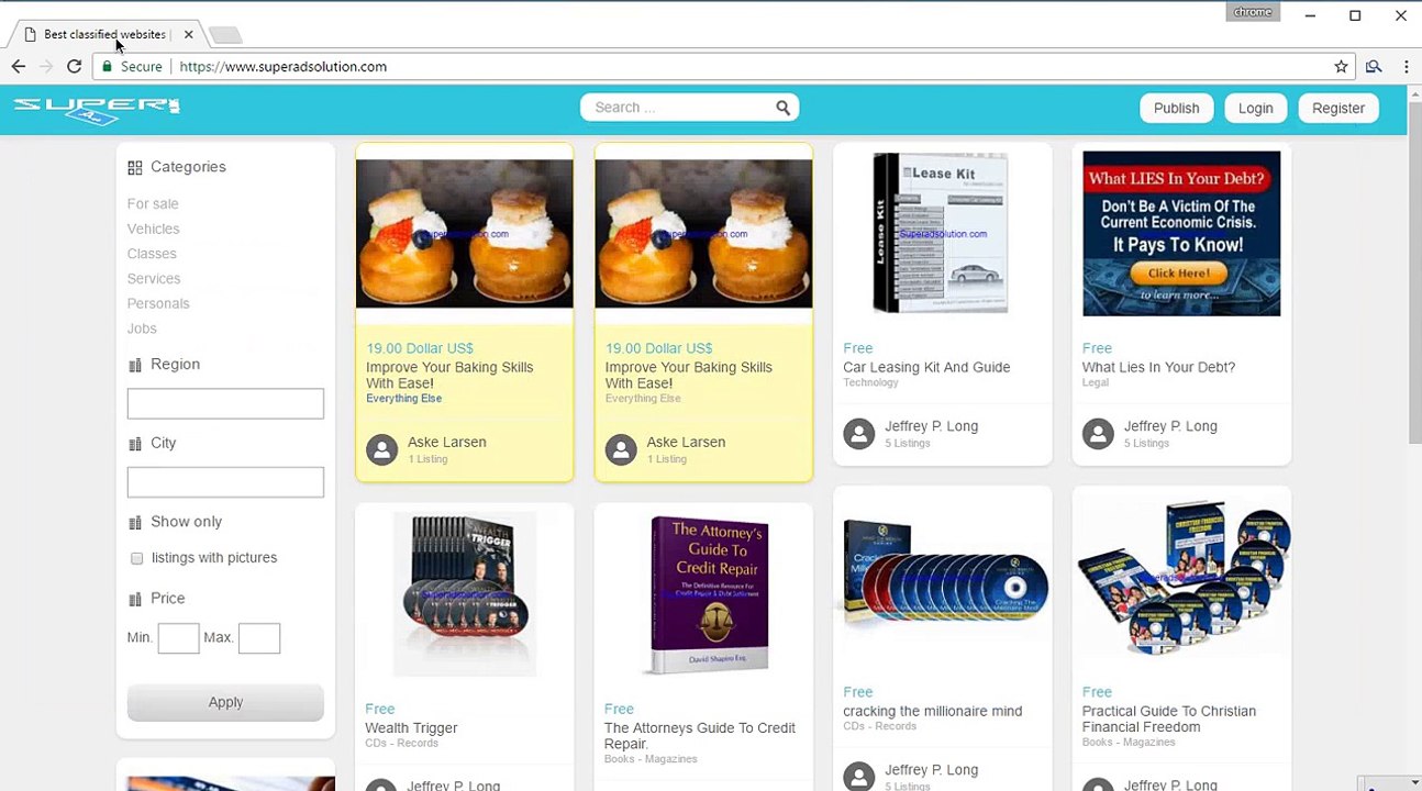 Post Premium And Free Classified Ads - Local online classifieds-Superadsolution.com
