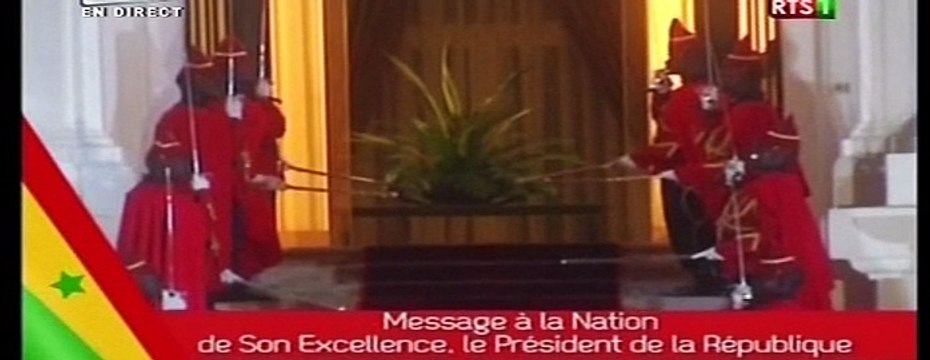 DISCOURS À LA NATION DU CHEF DE L'ETAT MACKY SALL