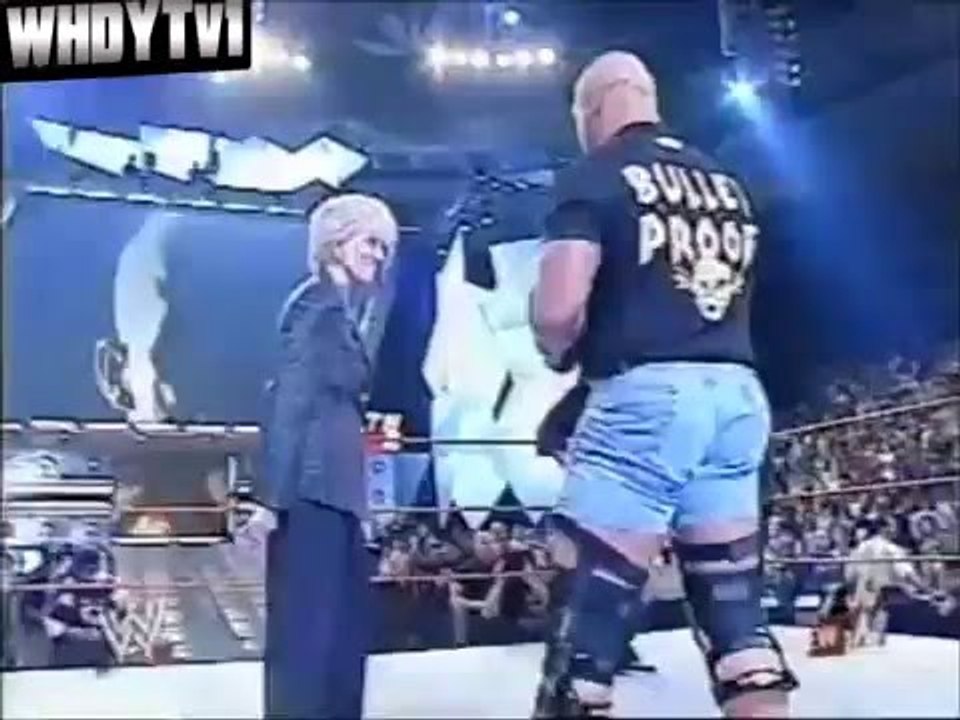 Stone Cold Steve Austin Distroy A Co Manager On Raw 2003 HD 1080p