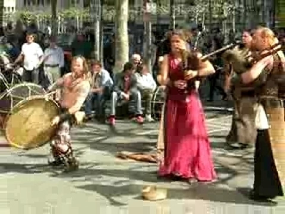 Straßenmusiker in Frankfürt