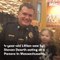 This little girl saw an officer eating alone [Mic Archives]
