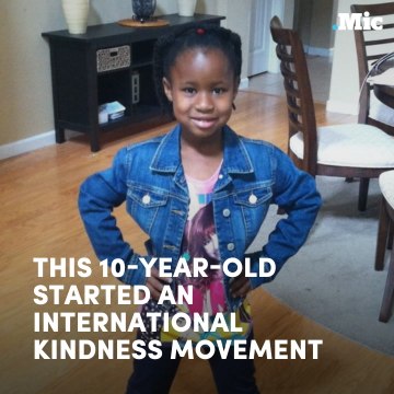 This 10-year-old started an international kindness movement [Mic Archives]