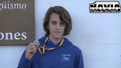 Lucía Val Campeona de España de Piraguismo Infantil B