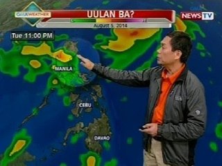 NTG: Weather update as of 9:05 a.m. (Aug. 5, 2014)