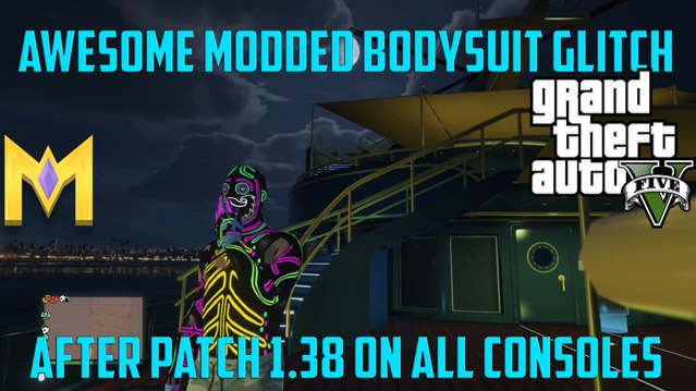 GTA 5 Online Glitches - AWESOME Modded Outfit AFTER Patch 1.38 - Modded Bodysuit Glitch 1.38