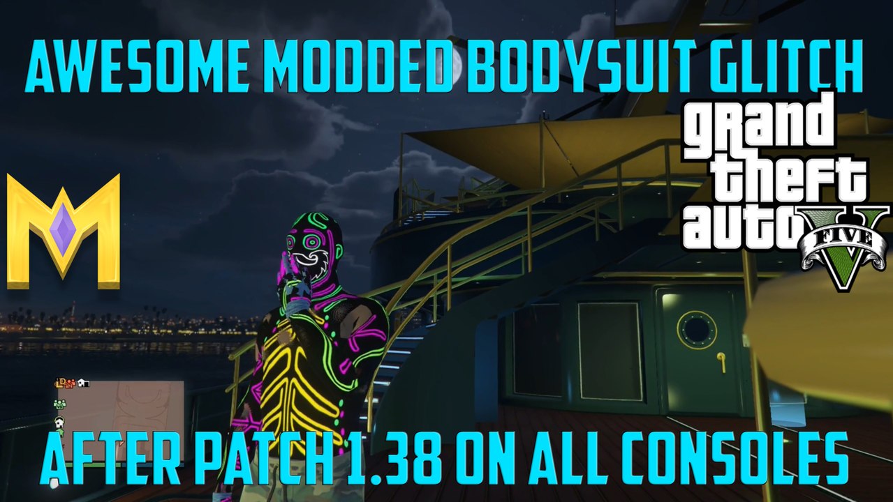 GTA 5 Online Glitches - AWESOME Modded Outfit AFTER Patch 1.38 - "Modded Bodysuit Glitch 1.38"
