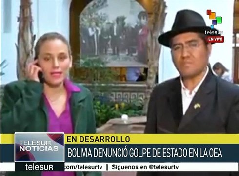 Denuncia Bolivia un golpe institucional en el seno de la OEA